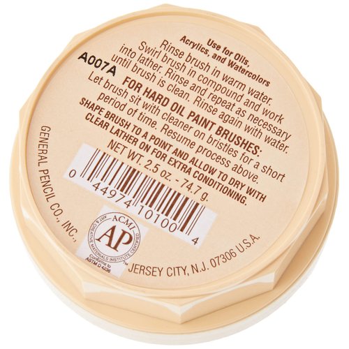 General Pencil Company The Masters Brush Cleaner & Preserver 2.5 0z.