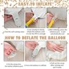 40 Inch Cream White 1 Balloon Numbers, Large Number 1 Balloon Foil Helium Number Balloons, Big 1st Foil Birthday Balloons for Boys Girls 1st Birthday Party Decorations Anniversary Party Supplies