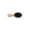 Leadigol Wooden Handle Hair Brush, Scalp Massage Hair Brush Air Cushion Comb Durable Hair Styling Tool Portable Bristle Hair Comb for Women Men(brown)