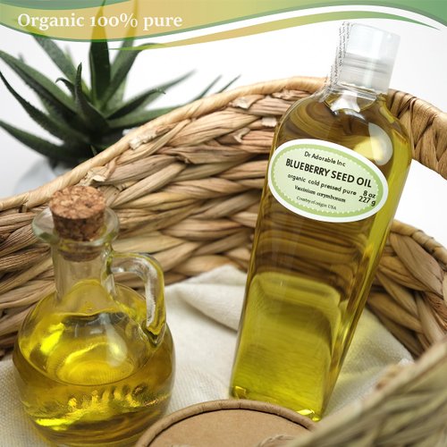 Dr Adorable - 8 oz - Blueberry Seed Oil - 100% Pure Natural Organic Cold Pressed