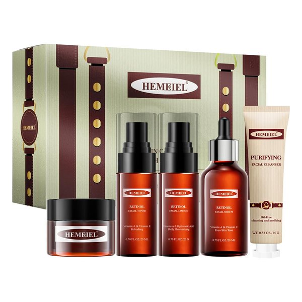 Vitamin C Skin Care Kit, Vitamin C Complete Skin Care Set，Boosting Collagen & Hydrating for Women