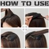 10PCS Sponge Bump It Up Volume Hair Clip Magic Hair Base Styling Insert Tool Hair Cushion Padding Bun Maker Hair Accessories for Women Girls