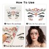 Allruyee 4 Sets Face Jewels Face Gems Mermaid Glitter Rhinestone Crystal Stickers Waterproof Eyes Face Temporary Tattoos for Party,Rave Festival,Carnival,Holiday Costumes,Rave Accessories,Dress-up……