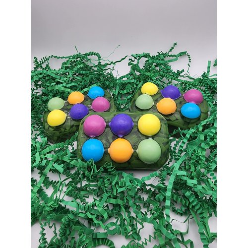 Easter Eggs on Grass Handmade Soap