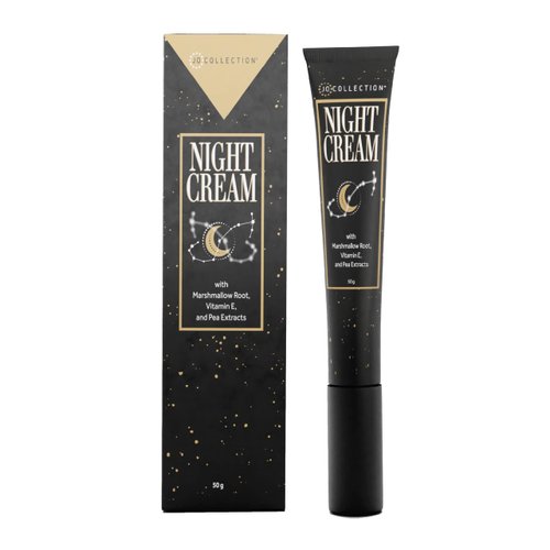 JO COLLECTION Night Cream with Marshmallow Root, Vitamin E, Pea Extracts and Jojoba esters | Moisturizes, Nourishes, Hydrates, Balances, Protects and Repairs | 50g