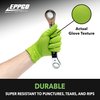 NEW! Eppco PythonGrip Hi-Vis Green Nitrile Gloves - Size L 100 count box