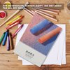 Oil Pastel Paint Paper, Art Supplies Drawing Paper Pure Wood Pulp Oil Pastel Sketchbook Oil Painting Paper Pad(21x14.8cm A5)