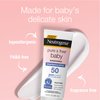 Neutrogena Pure & Free Baby Mineral Sunscreen Lotion with Broad Spectrum SPF 50 & Zinc Oxide, Water-Resistant, Hypoallergenic & Tear-Free Baby Sunscreen, 3 fl. oz, 3 pk