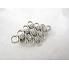 Generic Small silver geometric flower design metal hair clip barrette for fine hair (Clip quantity: 1 Clip)