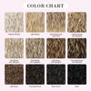 REECHO Clip in Hair Extensions, 4PCS Hair Extensions 12" Short Curly Wavy Blonde hair extensions Invisible Lace Weft Natural Soft Hairpieces for Women – Golden Blonde with Highlights