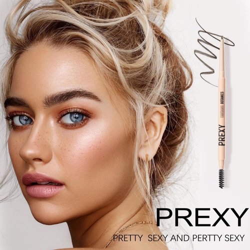 Organic Eyebrow Pencil Makeup， Medium Brown,Waterproof Eyebrow Pencil，Dual-Sided Eyebrow Brush For It Face Makeup Cosmetics (101 Blonde)