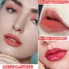 DuoZeng 4Pcs Lip Tint Stain Set,Lip Stain Long Lasting Mini Liquid Lipstick,Non-sticky,Lightweight,Matte Velvet Lip & Cheek Tint,Moisturizing Waterproof Matte Finish Lip Makeup
