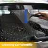 Gomake Small Silicone Squeegee Window Shower Squeegee Tool,Auto Water Blade for Car Windshield, Window, Mirror, Glass Door,Bathroom