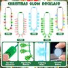Christmas Necklace Light Up, 5PCS Christmas Accessories, LED Christmas Lights Necklace Light Up, 3 Modes Christmas Kids Party Favors Xmas Bells Trees Bulbs Lighted Christmas Necklace Party Supplies