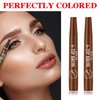 3P Eyebrow Tattoo Pen,Eyebrow Pencil Waterproof Eyebrow Microblading Brow Pen,Brow Pencil,Long Lasting Eyebrow Makeup,Creates Natural Looking Perfect Brows（Light Brown）