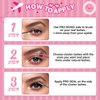 DIY Lash Extension Kit for Travel Lash Clusters Kit with 48 Pcs Lash Clusters Lash Bond and Seal Lash Remover Eyelash Applicator DIY Lash Travel Kit Convenient for Use Anywhere(Flutter Kit)