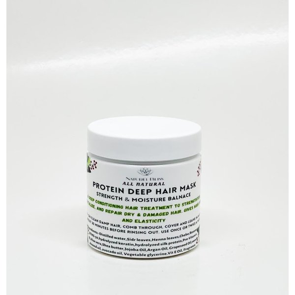 Protein Deep Conditioner|Made with Sidr leaves|Henna Leaves|Chebe|Rosemary (4 oz)