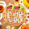 JUESMOS Thanksgiving Bingo Game for Kids Adults Fall Thanksgiving Games Bingo Cards 24 Players Turkey Bingo Game Cards Thanksgiving Game Supplies for School Classroom Family Activities Party Favors