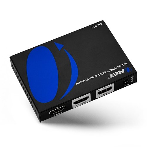OREI 8K eARC HDMI Audio Extractor Converter ARC Support 48Gbps 4K @ 120hz - Dolby Digital/DTS Passthrough CEC, HDR, Dolby Vision, Atmos Supported - Send eARC Signal to Old AV Receiver (BK-927)