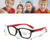 FOURCHEN Anti Blue Light Glasses for Kids Computer Glasses,UV Protection Anti Glare Eyeglasses Computer Glasses Video Gaming Glasses for Children (Black-red)