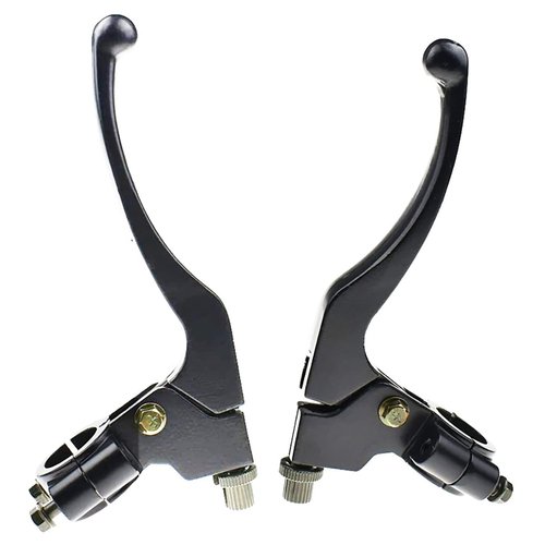 KAKO Clutch Brake Handle Lever Perch for Left Right 7/8" Black Universal Motorcycle Handlebar for Honda CR XL XR CRF XR80 XR100 CRF70 CRF50 CRF80 CRF100 CRF150 Pit Dirt Bike