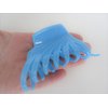 Generic Turquoise blue hair claw clip for medium fine hair