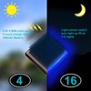 Lacasa Blue Solar Deck Lights 4 Pack, Dusk to Dawn Large Battery Step Lights, Big Solar Powered Waterproof Dock Lights, LED Solar Lights Outdoor Garden Stair Driveway Walkway Pathway Warning Lamp