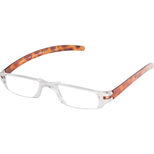 Fisherman Eyewear Slim Vision Rimless Reading Glasses, Tortoise (+1.25)