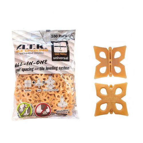 ATR Tile Leveling Alignment System 100 3mm Straight Edge Floors & Walls Spacing Plate