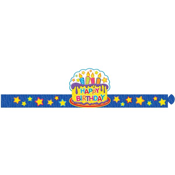 Eureka Classroom Supplies Happy Birthday Paper Party Hat, 32 pcs