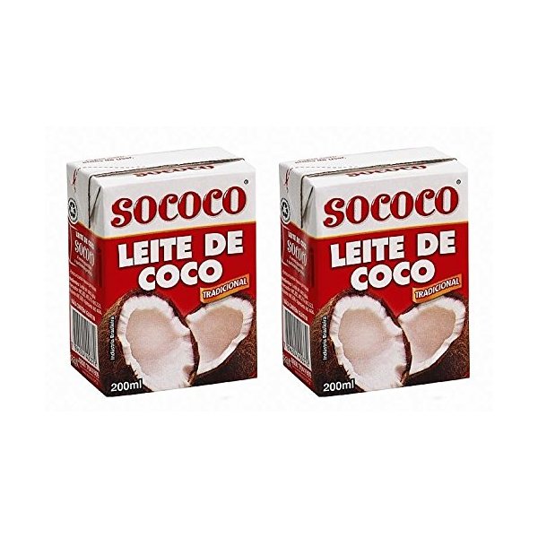Sococo Thick Coconut Milk 200ml (Pack of 02)
