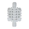 1/4" 4-Way Auto Shut-Off Valve for RO Systems – Quick-Connect Fittings, Food-Grade POM Material, Easy Installation - White