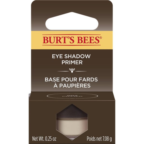 Burt's Bees Eye Shadow Primer, Neutral Ultra Sheer/Translucent Beige Color, Extends Wear For Powder Eye Shadow, For All Skin Tones - 0.25 Ounce