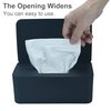 Diaper Wipes Dispenser, Baby Wipes Case, Baby Wipe Holder Keeps Diaper Wipes Fresh, Wipe Container with Non-Slip Feet (Black)