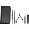 Deborah Lippmann Instruments | 5 Piece Custom-Made Manicure Kit | Nail File, Cuticle Pusher & Nail Cleaner, Nail Clipper, Cuticle Nipper, and Tweezer