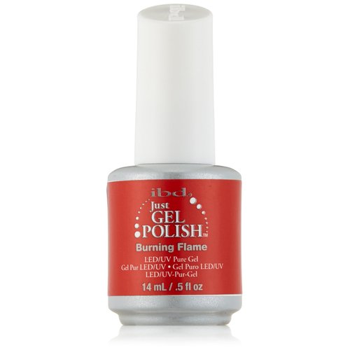 IBD Just Gel Nail Polish, Burning Flame, 0.5 Fluid Ounce