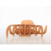 Generic Golden brown hair claw clip with crystals for fine thin hair