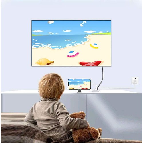 Wahbite Lightning to HDMI Digital AV Adapter, 1080P Video AV Audio Converter Cable, HDMI Sync Screen Connector Compatible with iPhone 13 12 11 XR XS Max X 8 7 6 Plus to HD TV Projector Monitor