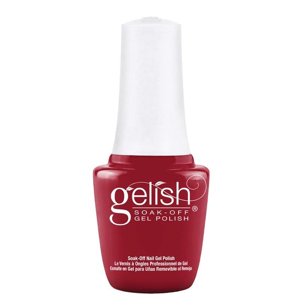 Gelish MINI Holiday Shake Up The Magic! Collection (Stilettos In The Snow) Red Gel Nail Polish, Red Nail Colors, Red Gel Nail Colors, 0.3 oz