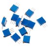 BOJACK 12 Values 60 pcs Variable Resistor 100 to 500K ohm 3296W Multiturn Trimmer Potentiometer Assortment Kit