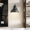 zeyu 10 Inch Indoor Wall Mount Lamp Light Fixture, Industrial Wall Sconce Lighting for Hallway Bedroom, Black Finish, ZY24-1W BK