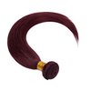 8A Brazilian Virgin Hair 99j Burgundy Straight Hair Weaves Bundle Free Part Red Wine Color 100% Unprocessed Human Hair Weft Weaves (20 INCH)…… B0BWXMLRM9