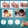 DMFLY Pencil Grips, Pencil Grips for Kids Handwriting, Children Pen Writing Aid Grip Set Posture Correction Tool for Kids Preschoolers Children, Hollow Ventilation Design, 3 Pack