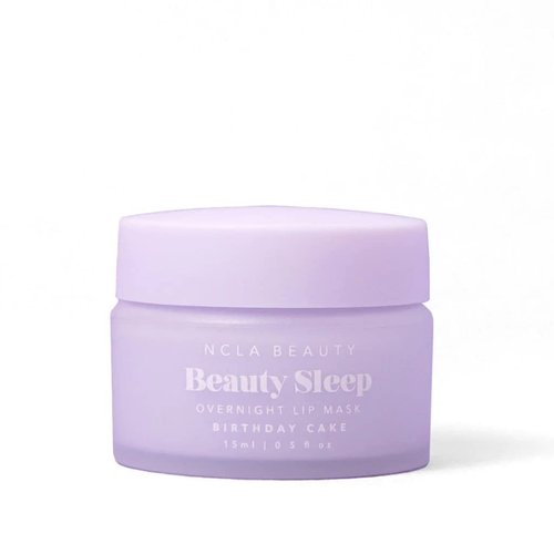 NCLA - Beauty Sleep Overnight Lip Mask | Vegan, Cruelty-Free, Clean Skincare (Birthday Cake)