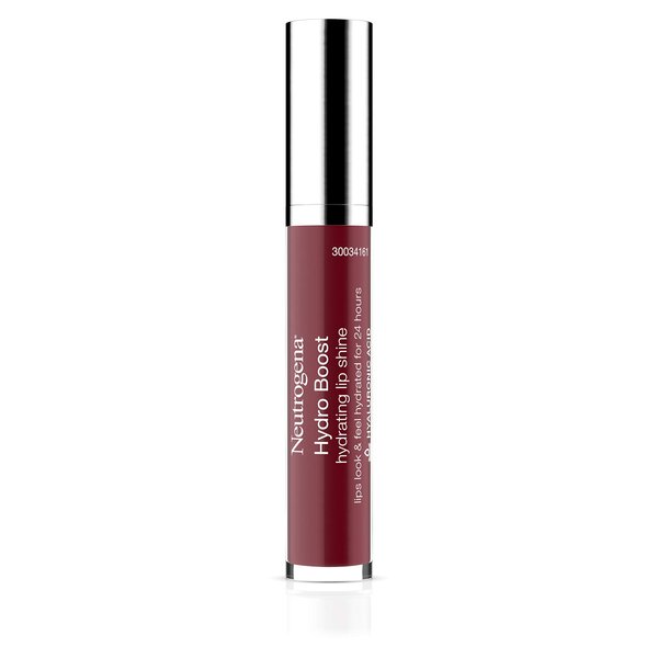 Neutrogena Hydro Boost Moisturizing Lip Gloss, Hydrating Non-Stick and Non-Drying Luminous Tinted Lip Shine with Hyaluronic Acid to Soften and Condition Lips, 70 Velvet Wine, 0.10 oz