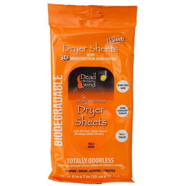 Dead Down Wind™ Dryer Sheets - 15 Count