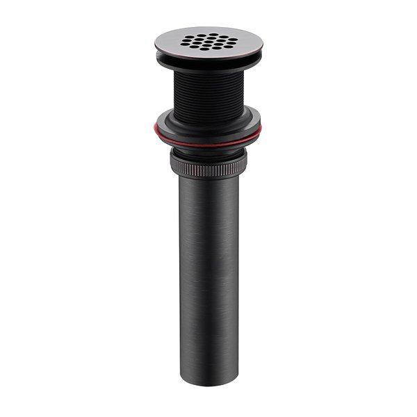 Decor Star PU-005-TO 1 1/2" Bathroom Faucet Vessel Vanity Sink Grid Drain Stopper Strainer Without Overflow Oil Rubbed Bronze