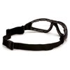 Pyramex XSG Reader Safety Glasses, Black Frame/Clear Anti-Fog + 1.5 Lens