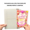 Prime Greetings Granddaughter Graduation Card, Made in America, Thick Card Stock with Premium Envelope Packaged in a Reusable Presentation Mailer, Eco-Friendly, 5in x 7.75in
