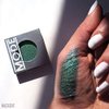MODE Frosty Pearly Black Emerald Green Eyeshadow Absolute BOLD AT HEART High Pigment Long Wear Nourishing Potent Color, Natural Pressed Powder Eye Shadow Single Compact, Vegan, Cruelty Free